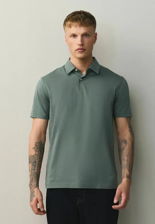Комплект из 3 поло хлопок, полиэстер Polos three pack Next Purple, Grey, Sage Green, зеленый/фиолетовый/серый