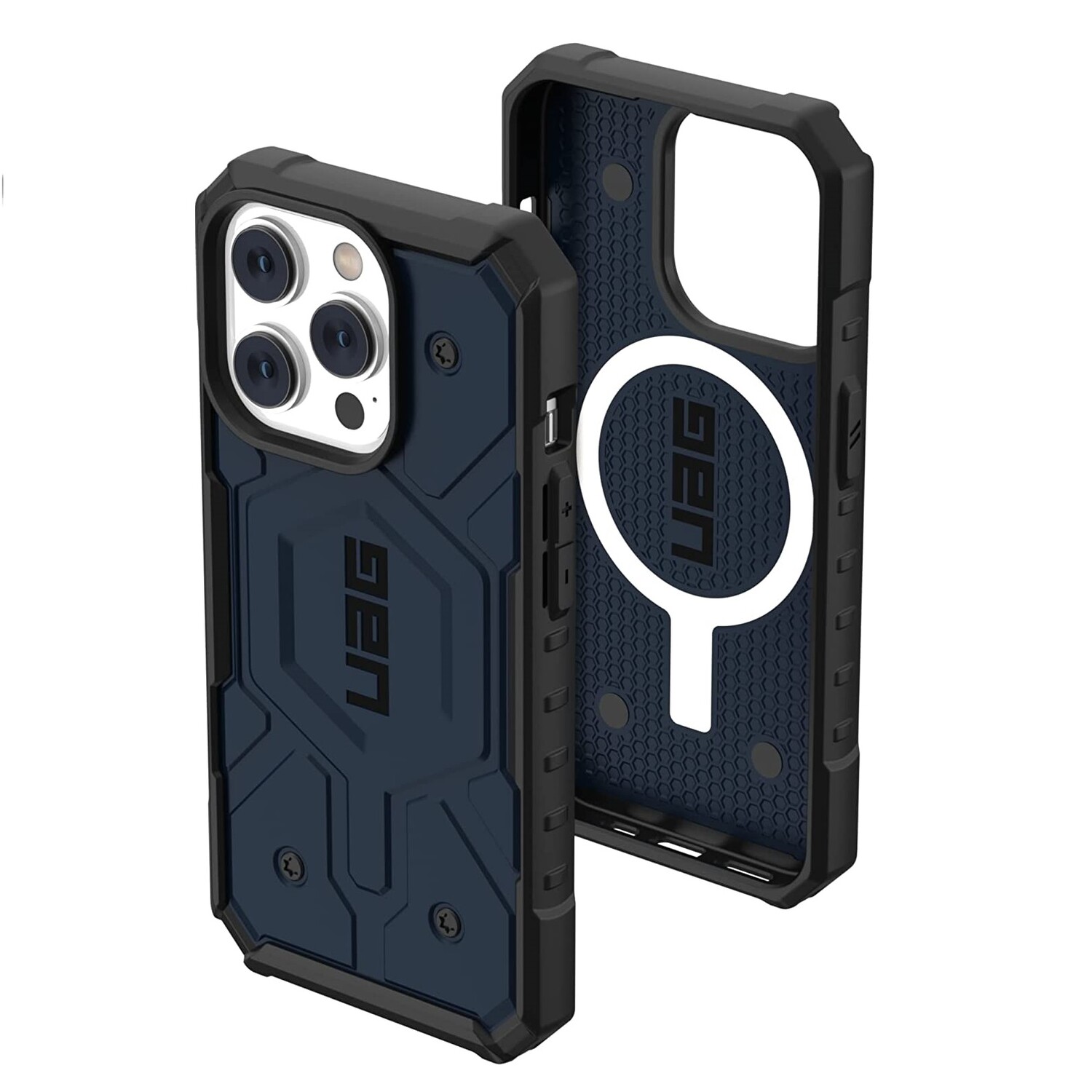 

Чехол UAG Pathfinder iPhone 14 Pro, Mallard, Синий, Чехол UAG Pathfinder iPhone 14 Pro, Mallard