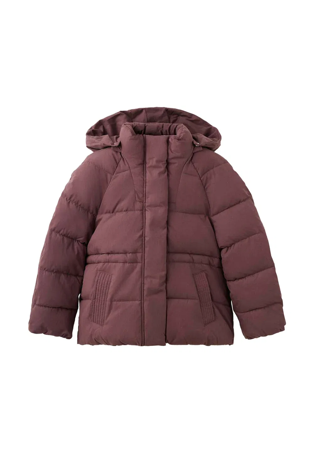 Детская зимняя куртка Mango Kids, Mottled Bordeaux