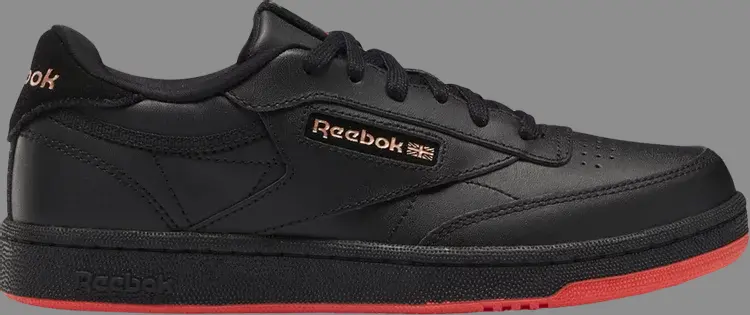 

Кроссовки cardi b x coated club c j 'black vector red' Reebok, черный