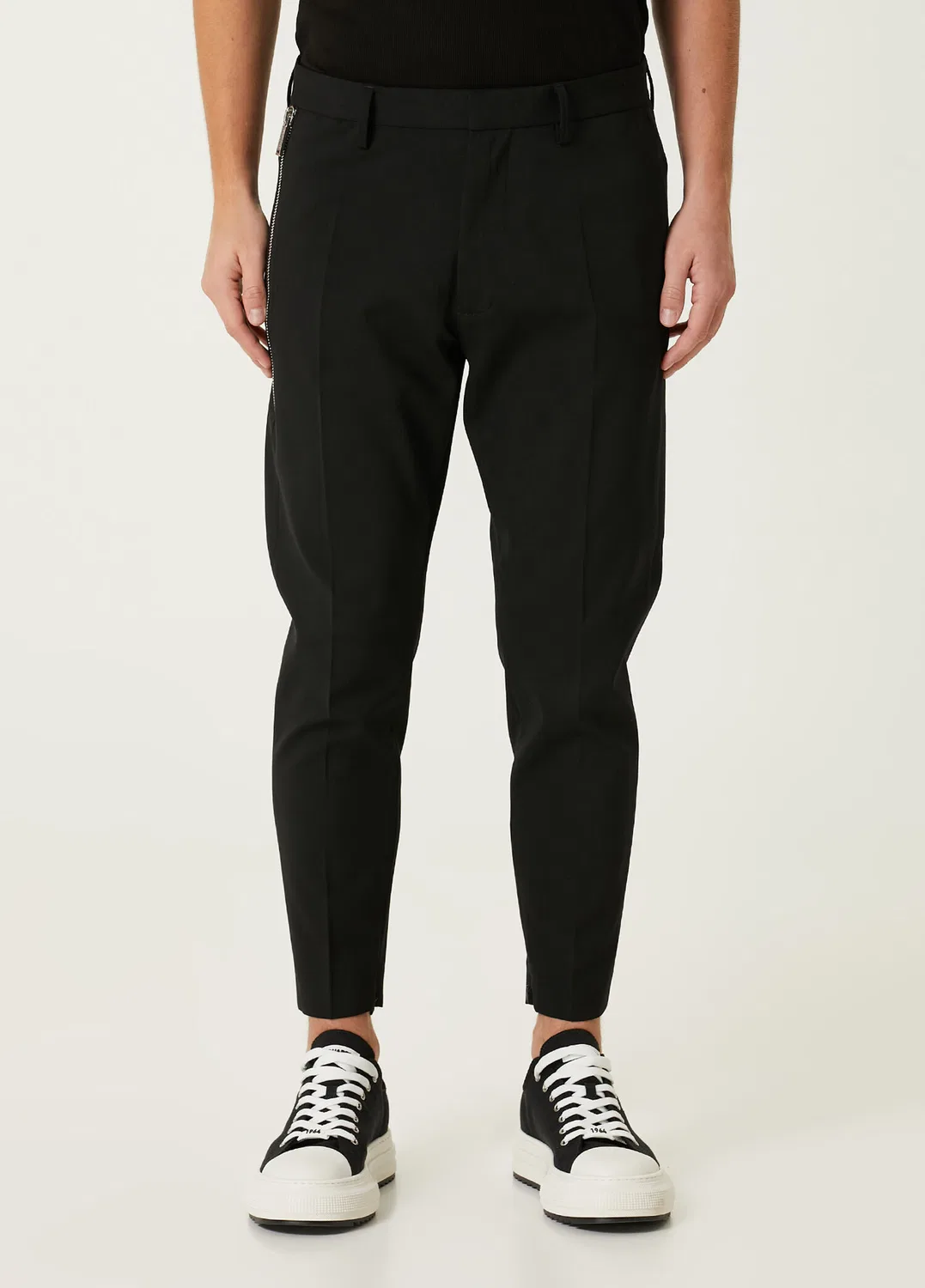 Брюки skinny Dsquared2 Headquarter, black — фото 2