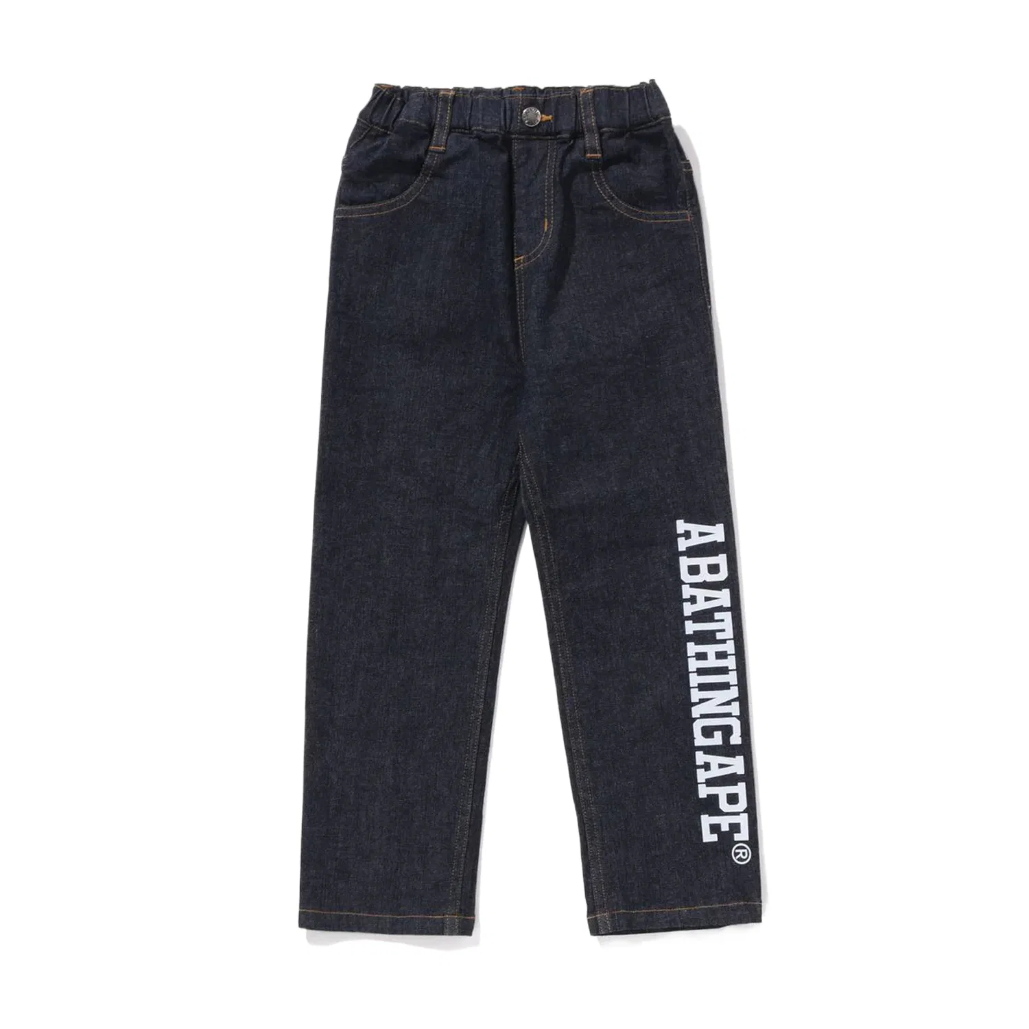 Джинсы для детей, зауженные, A BATHING APE, Marine
