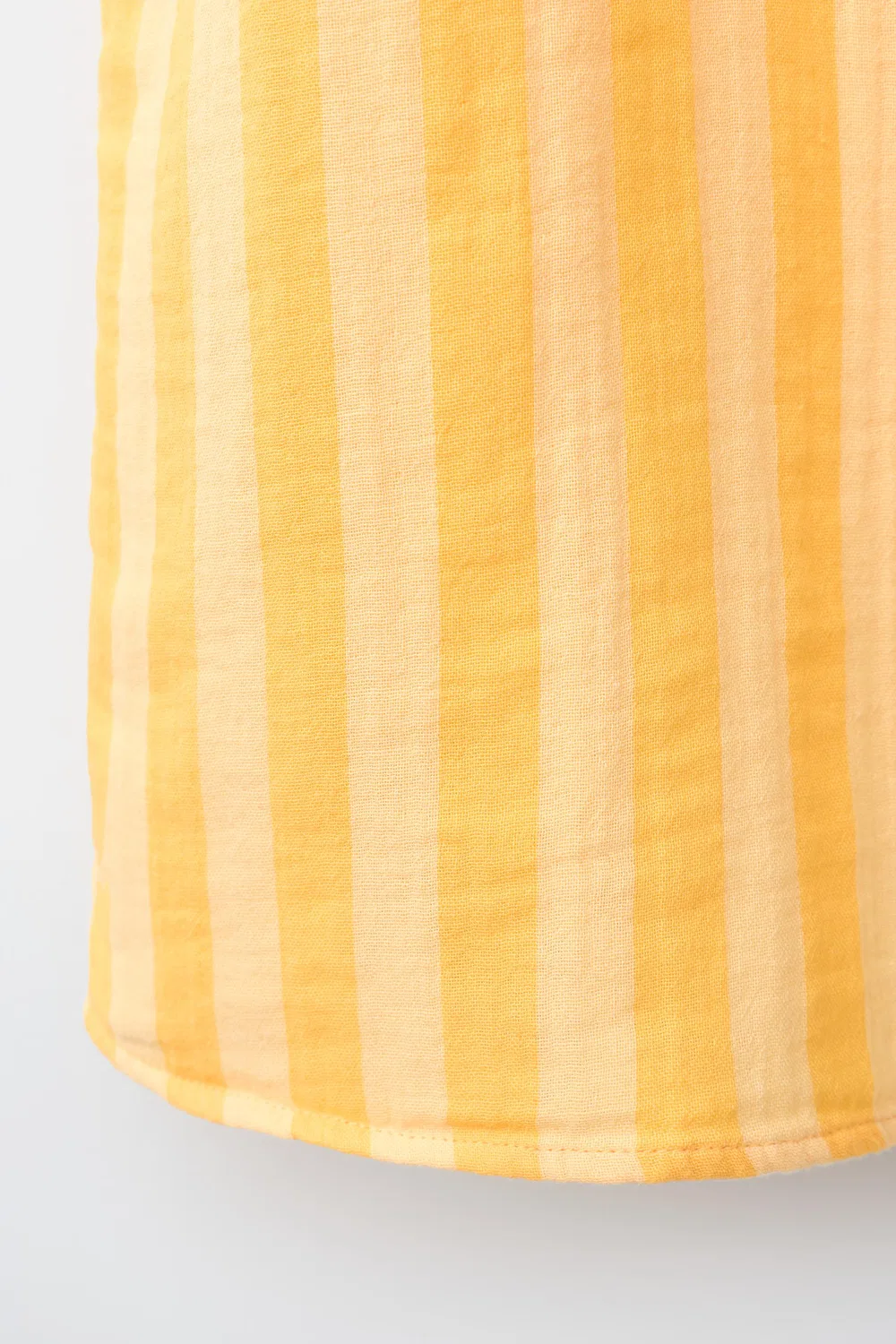 Ночная рубашка в полоску с вышивкой и цветами, 2-6 лет ZARA, Yellow — фото 4