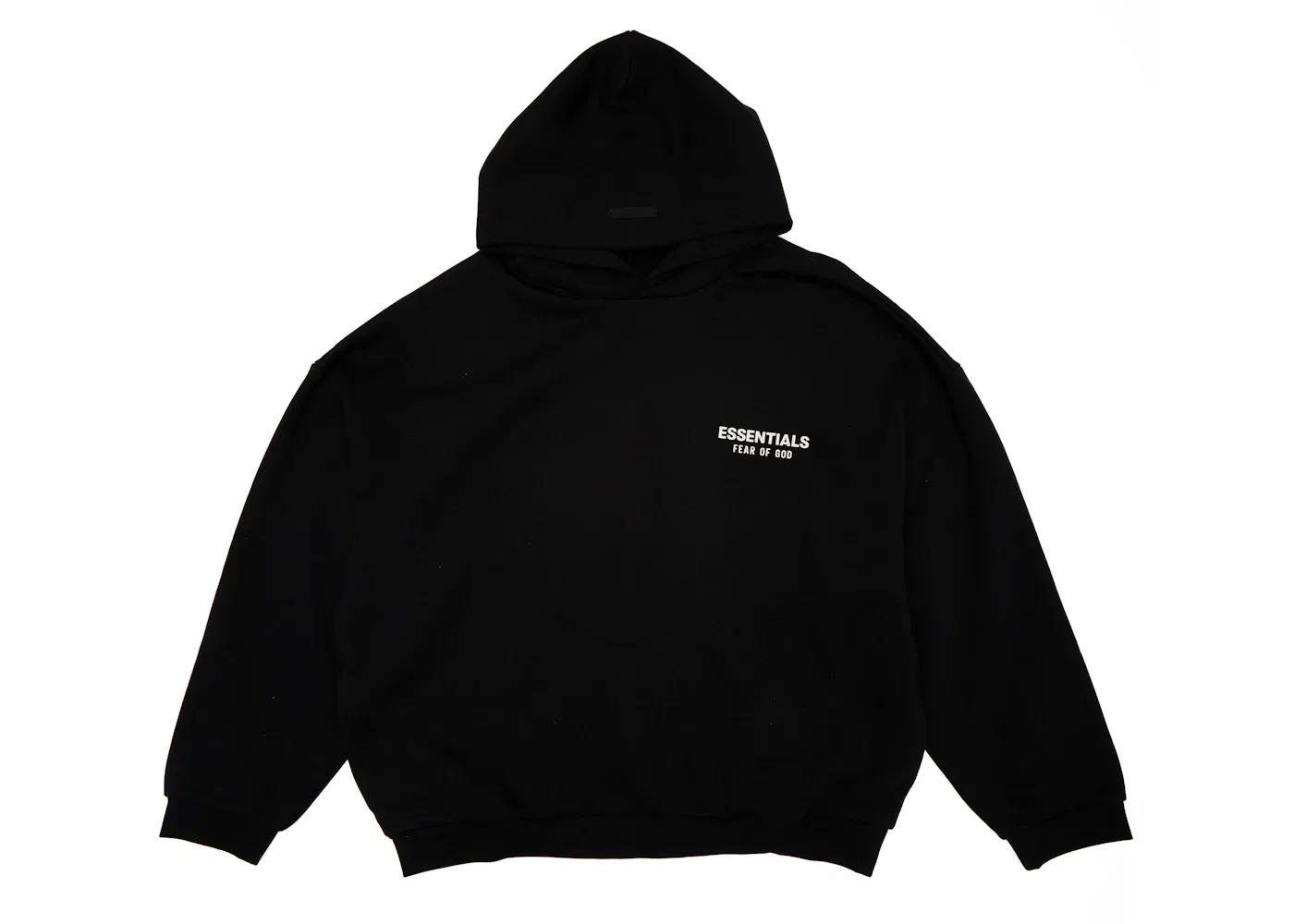 Мужской свитшот с принтом Fear of God Essentials Hoodie (FW24) Fear of God, Black