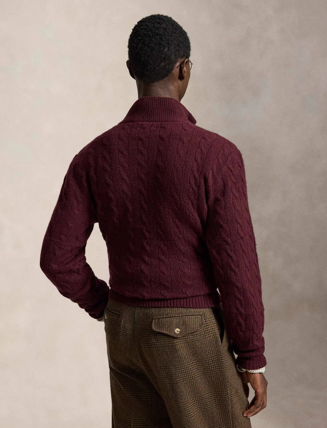 Свитер с молнией Polo Ralph Lauren, Bordeaux — фото 3