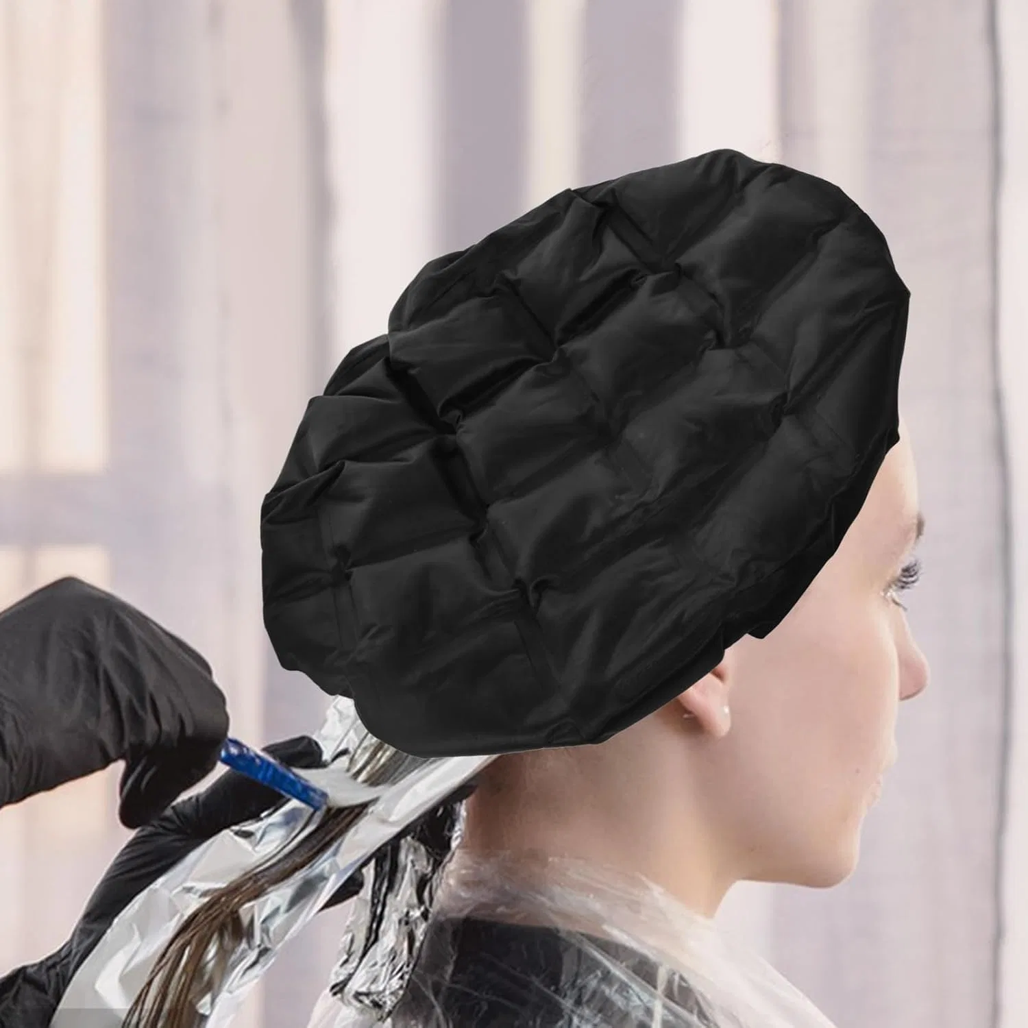 Шапочка для душа for Dyeing and Conditioning, Healeved, Black — фото 3