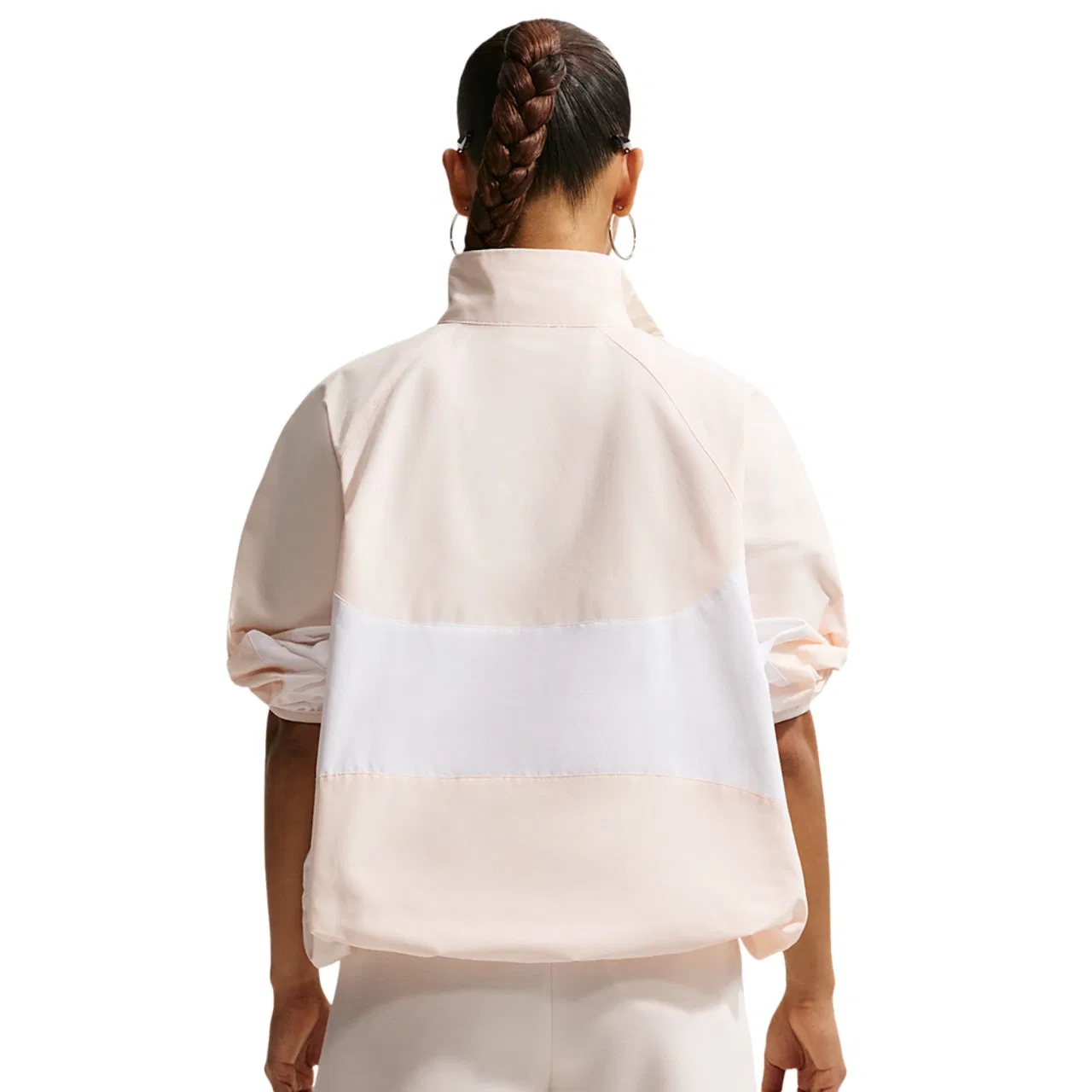 Женская куртка NSW Street HBR Jacket Nike, цвет White/Chalk/Arctic Orange — фото 2
