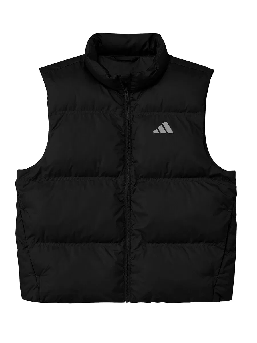 Спортивный жилет ADIDAS SPORTSWEAR 'PUFFER' черного цвета