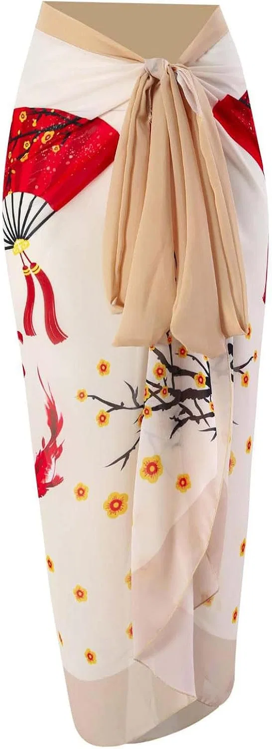 Женский купальник танкини с утягивающим эффектом, Beige — фото 3