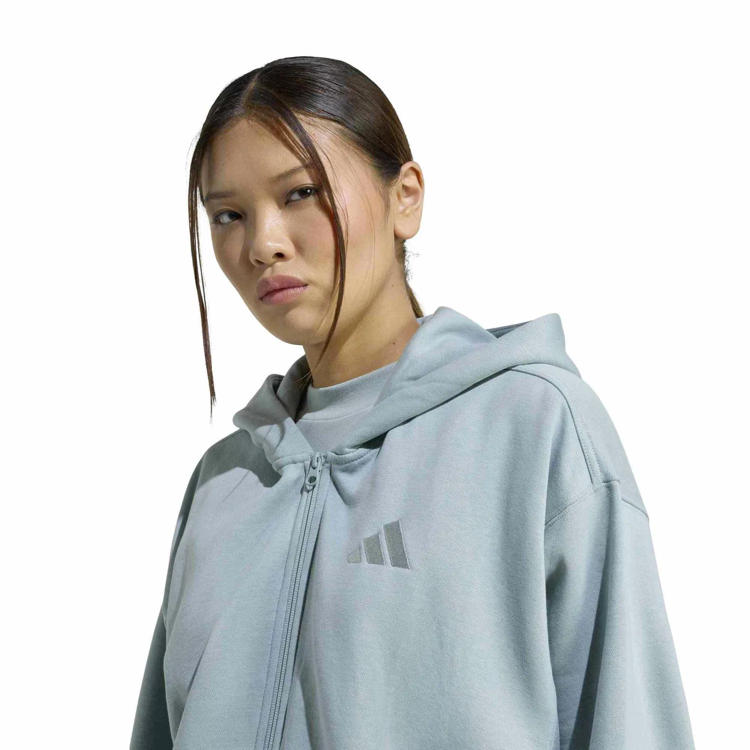 Женский свитшот с принтом All Szn Fz Hd Adidas, Bunt — фото 4