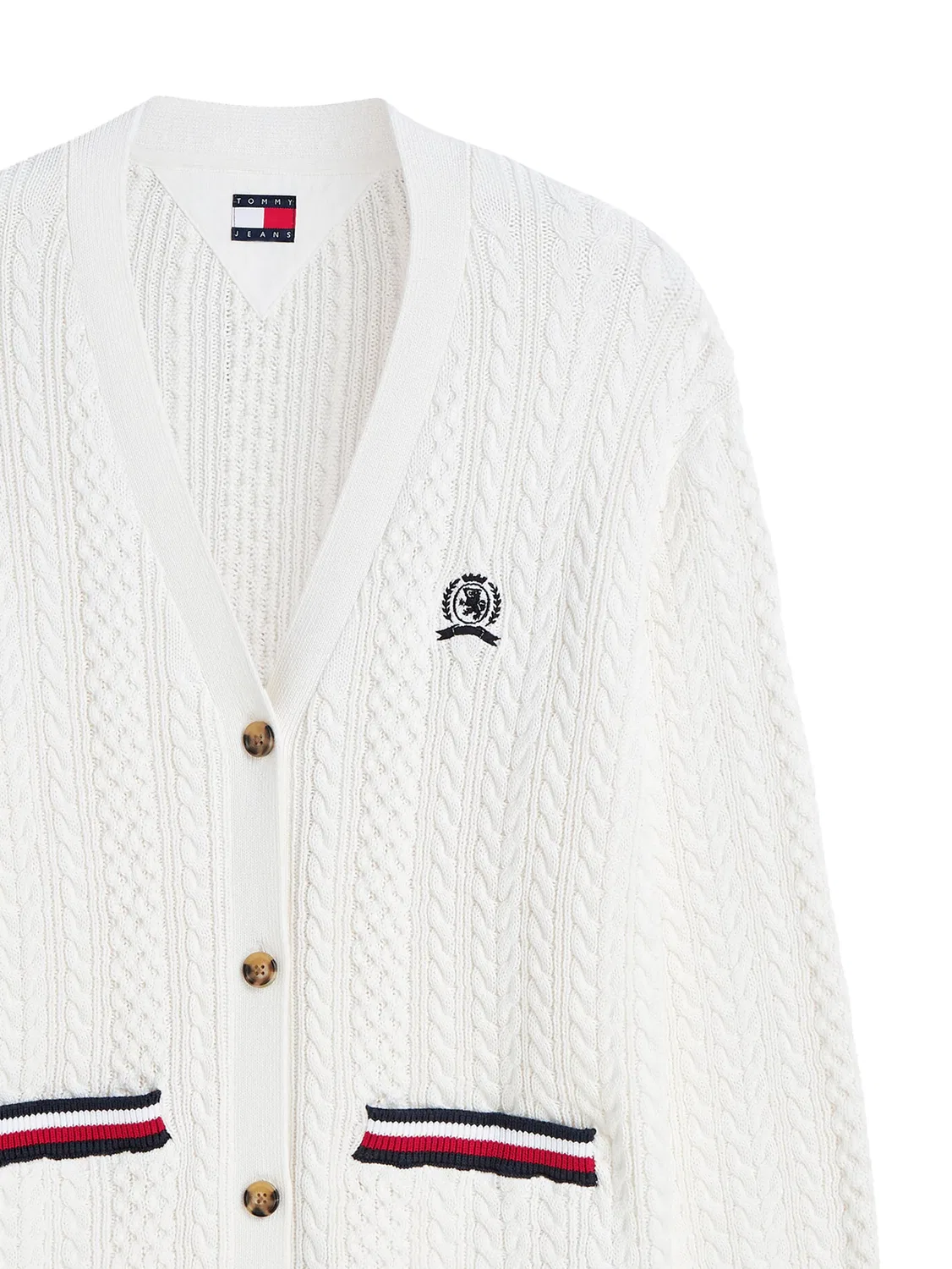 Tommy Hilfiger Кардиган белый — фото 2