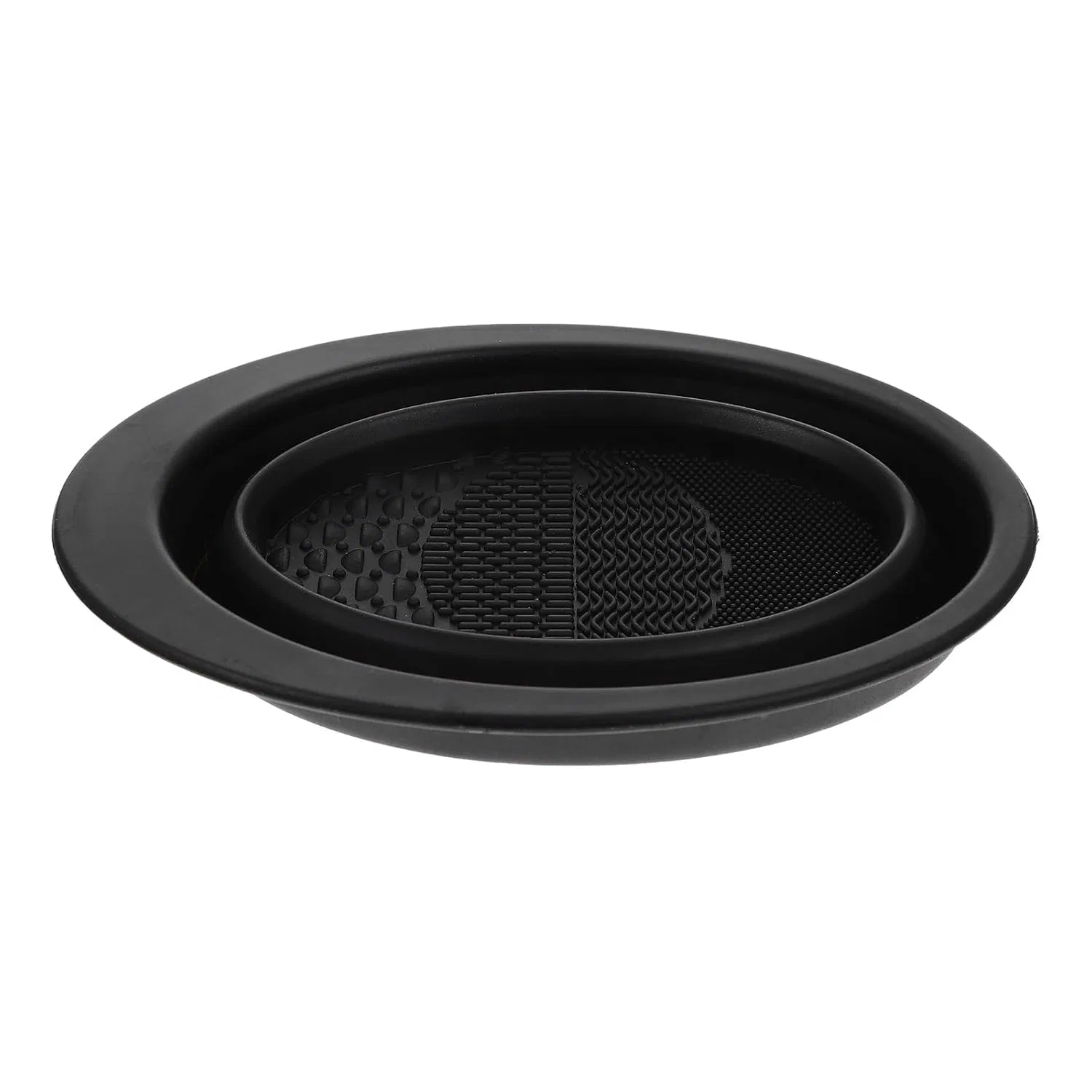 Силиконовая подушка для очистки кистей, BIUDECO, 14.7x11x2 см, Черный