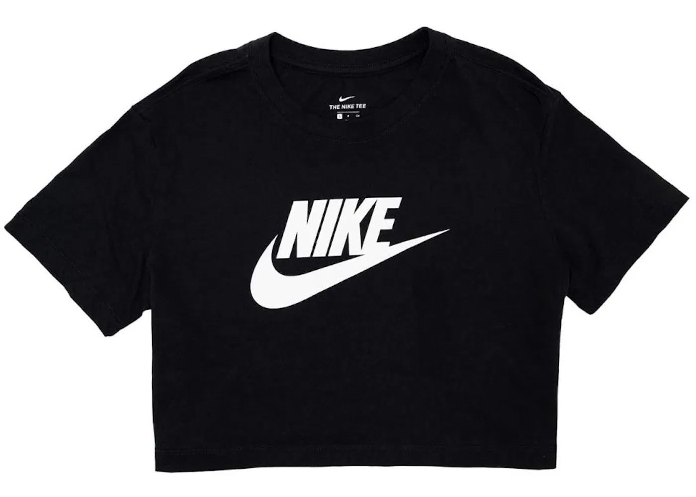 Женская футболка укороченная с длинным рукавом Nike, Black