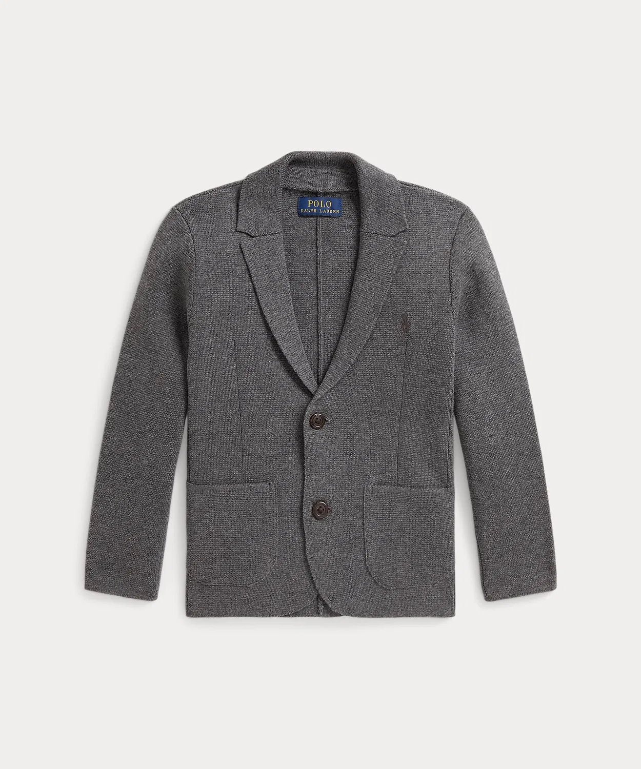 Детский кардиган-блейзер хлопковый Polo Ralph Lauren Childrenswear, Grey