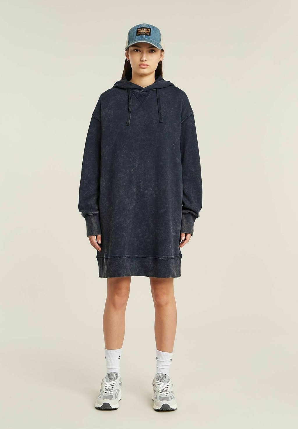 

Повседневное платье LOOSE OVERDYED G-STAR, темно-синий