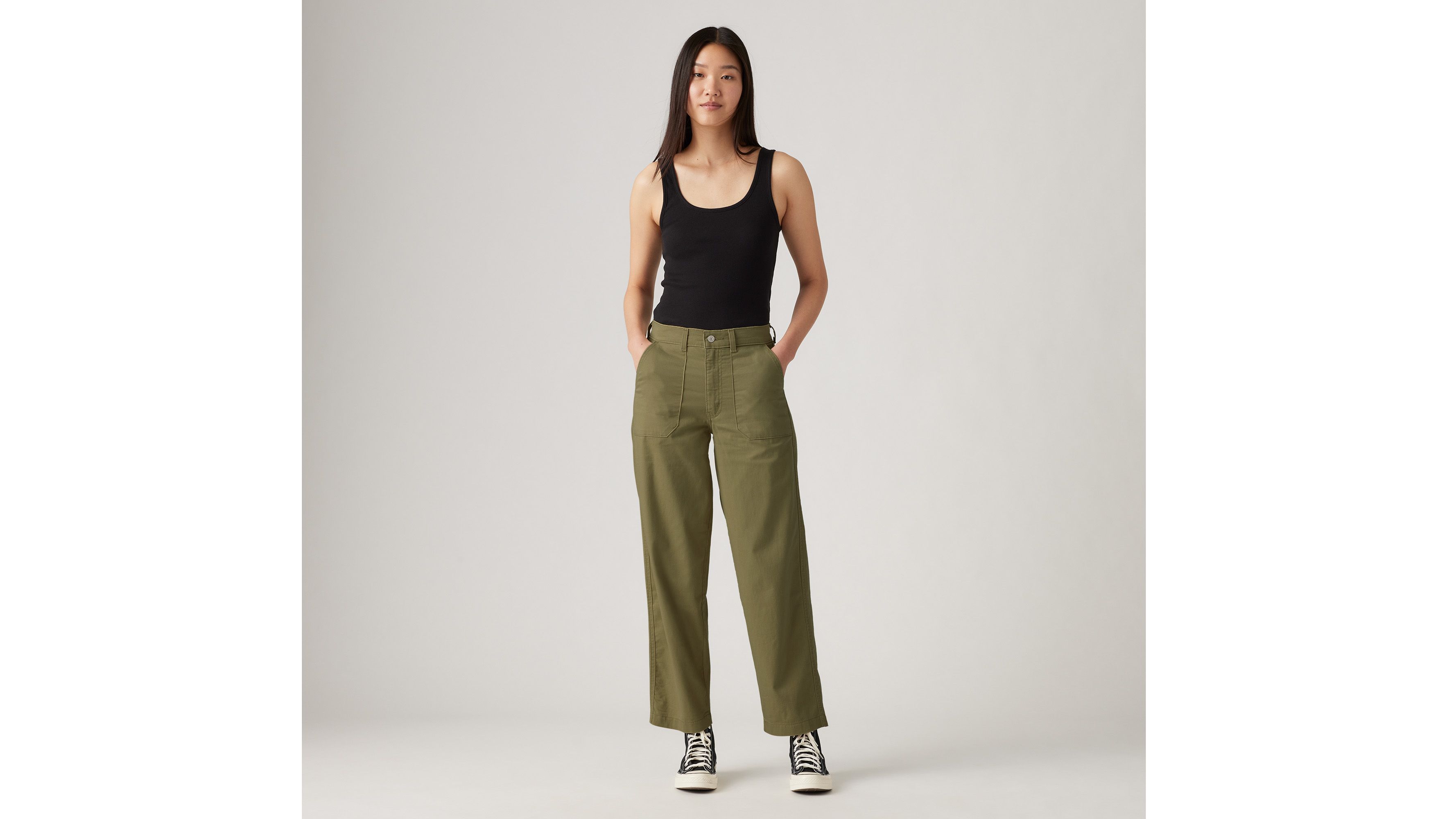 

Женские брюки Utility Levi's, цвет Olive Night - Green