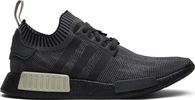 

Кроссовки Adidas NMD_R1 Primeknit 'Black Olive', черный