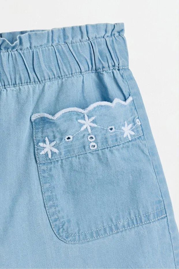 Детские шорты для девочек джинсовые Lefties, Light Blue — фото 3