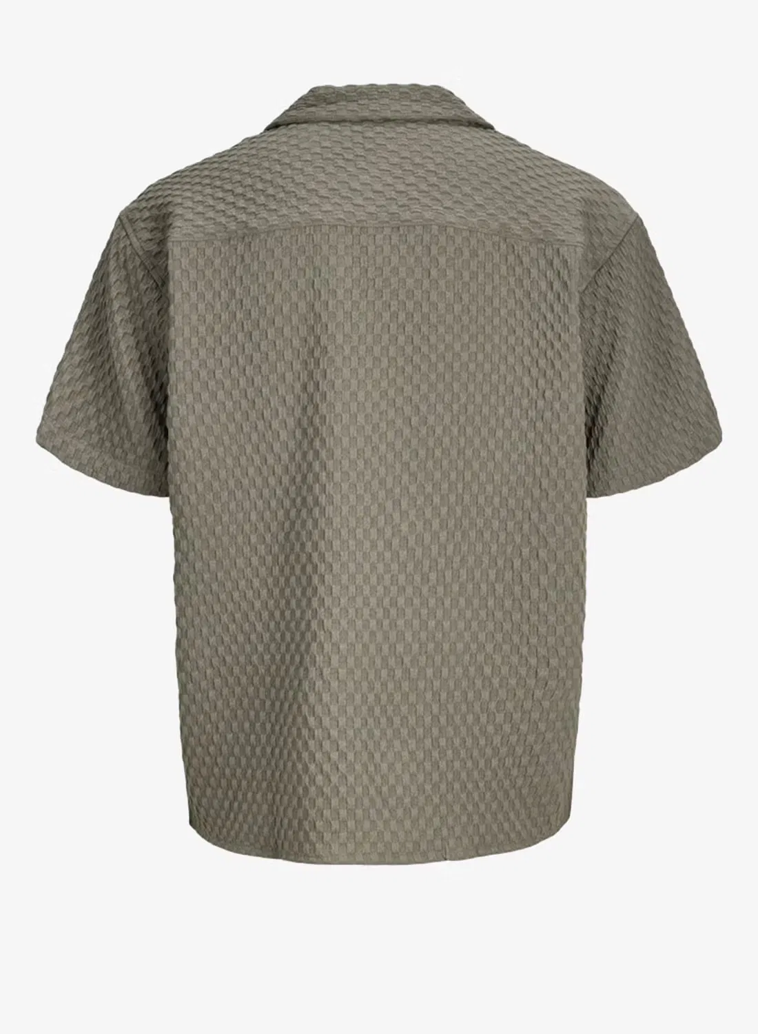 Рубашка с коротким рукавом и текстурным узором JJSEAN Regular Fit Jack & Jones Junior, ветвер — фото 2