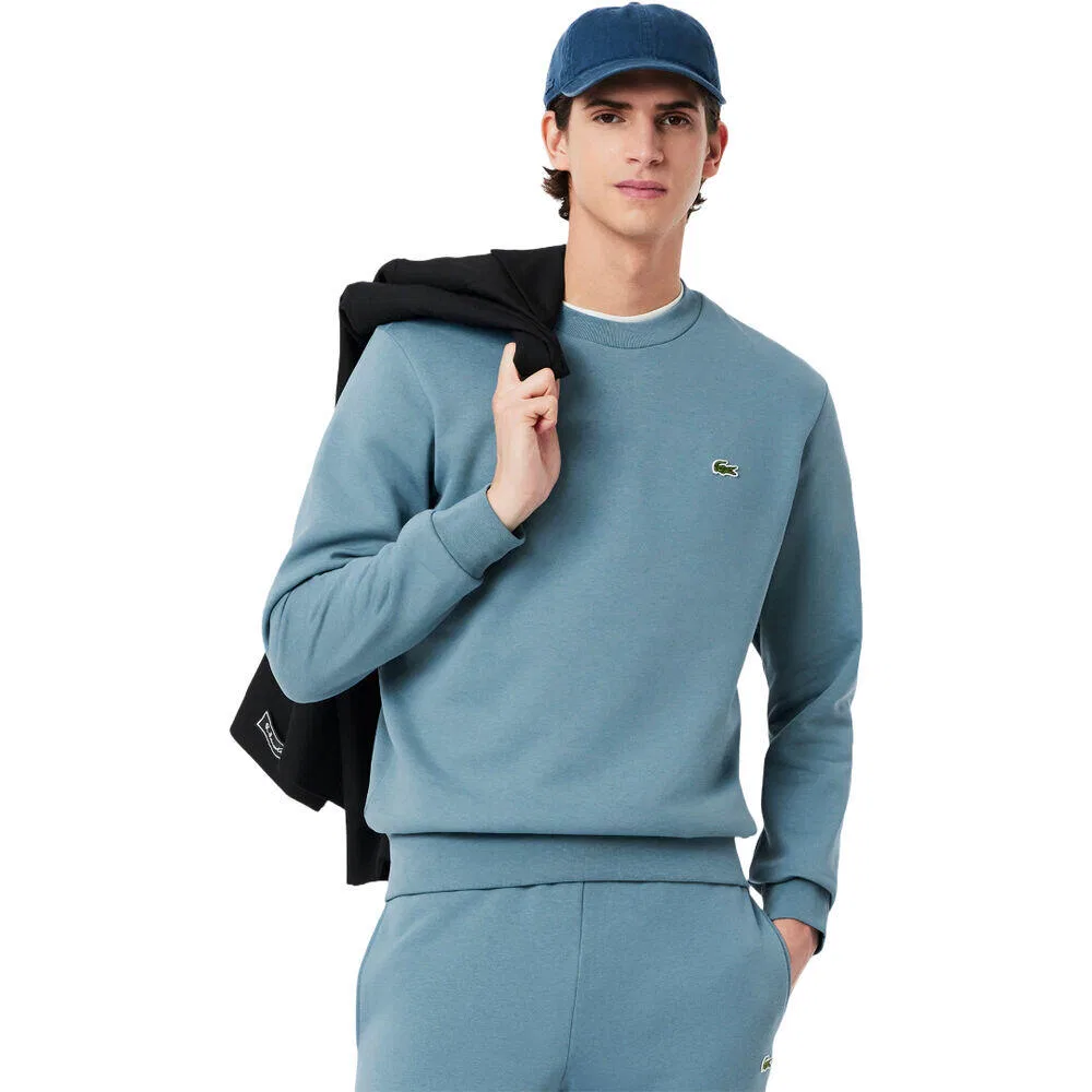 Мужской пуловер из био-хлопка Sport Lacoste, Bleu — фото 3