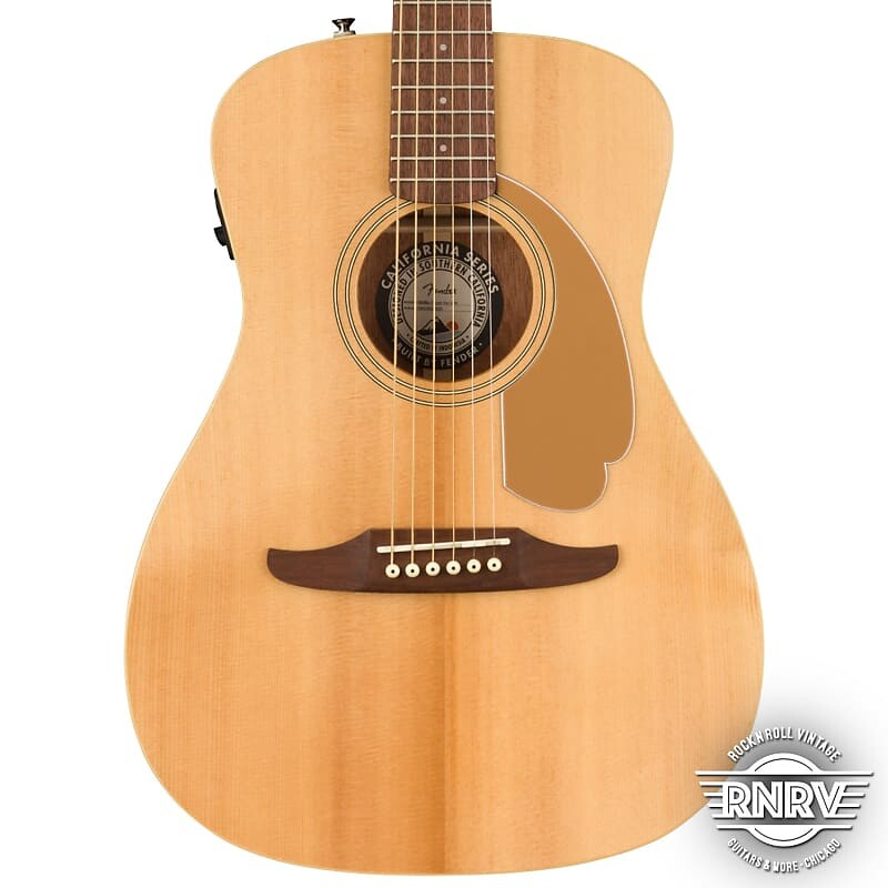 

Fender Malibu Player, накладка на гриф из орехового дерева, натуральный цвет