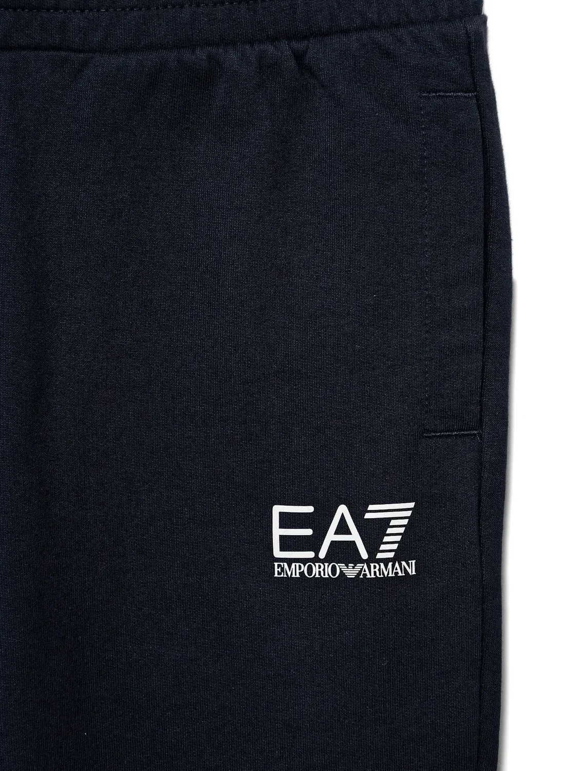 Толстовка с капюшоном и логотипом EA7 Emporio Armani, синий — фото 2