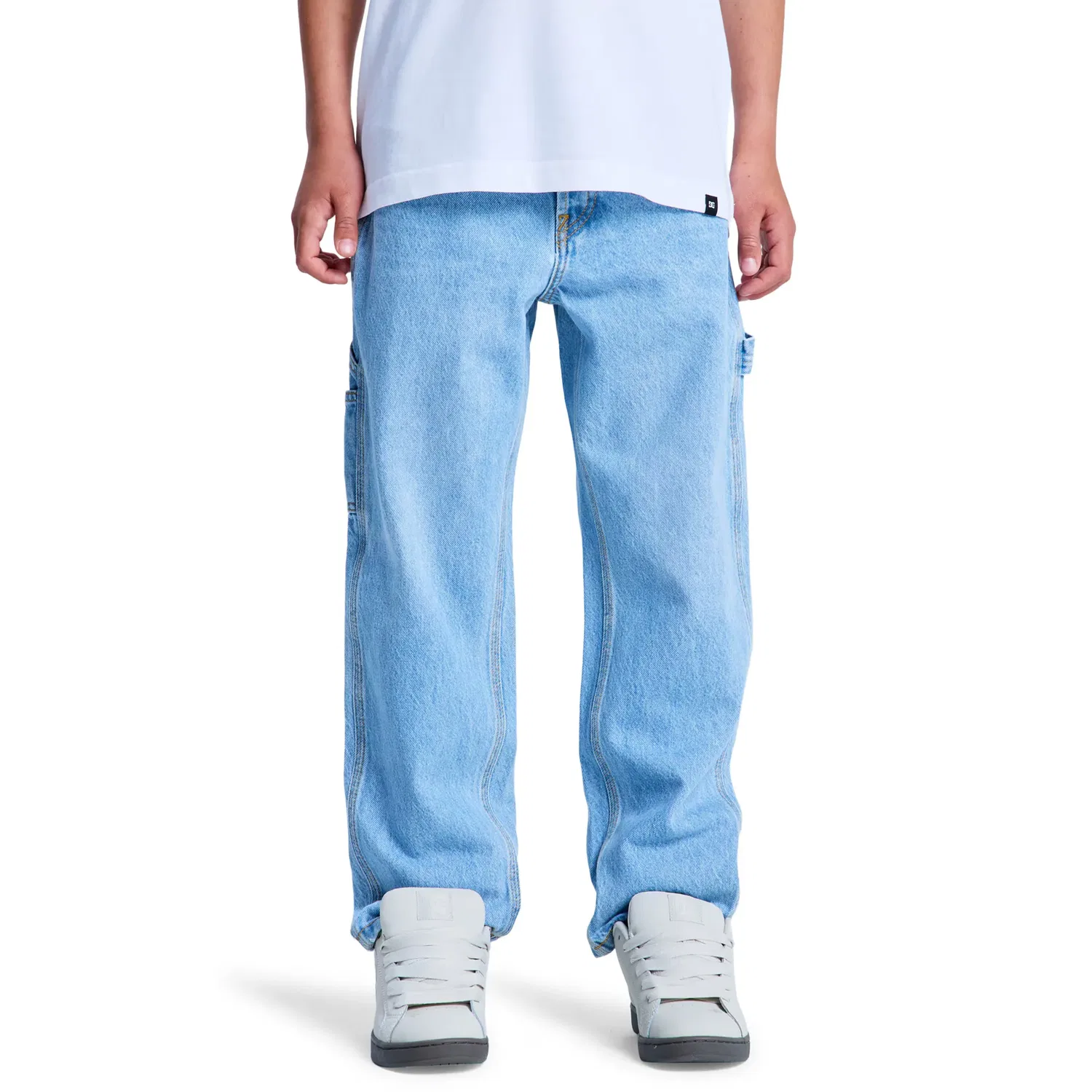 Детские джинсы для мальчиков свободного кроя Carpenter Baggy DC Shoes, Azul