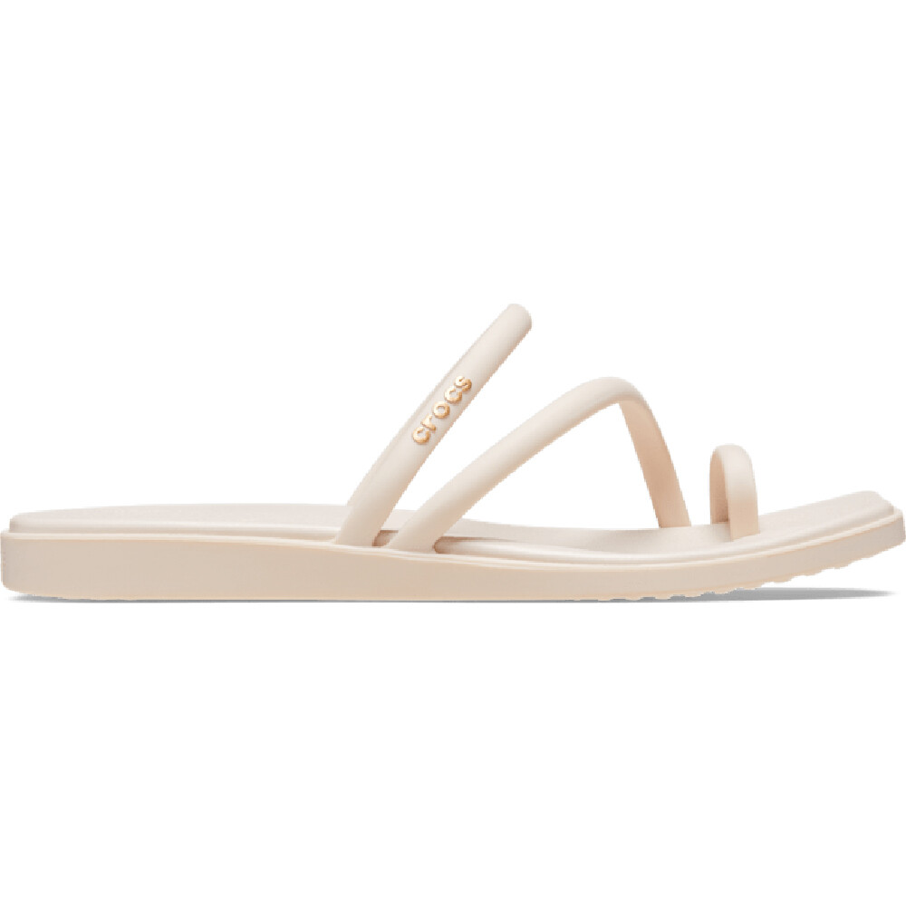 Шлепки Crocs Women's Miami Toe Loop, кремовый