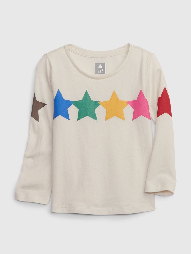 

Футболка из органического хлопка Gap, бежевый