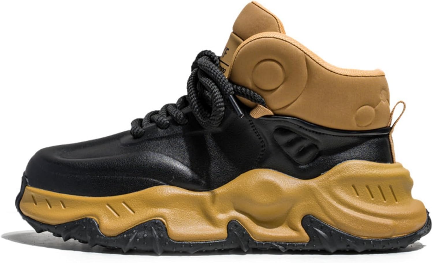 

Мужские массивные кроссовки с высокой посадкой, модная повседневная спортивная обувь - идеально подходят для тренировок в спортзале, прогулок по городу и ежедневных дел Aokisx, коричневый