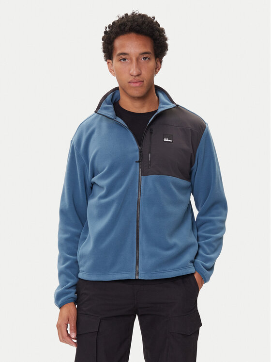 

Флисовая куртка relaxed fit Sumetro Fz A64108 Jack Wolfskin, синий