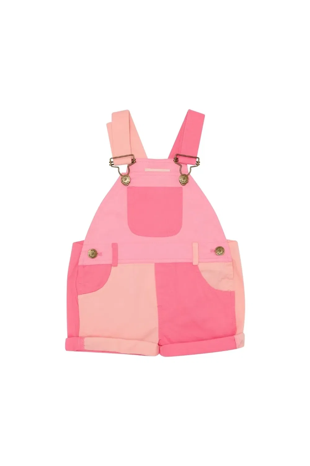 Детские шорты цветблок Dotty Dungarees, Pink