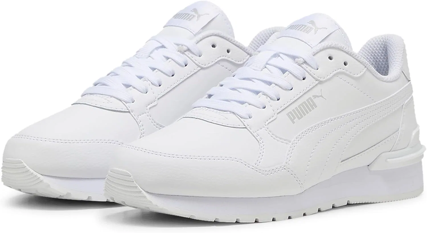 Детские кроссовки St Runner для мальчиков PUMA, White-Cool Light Gray — фото 2