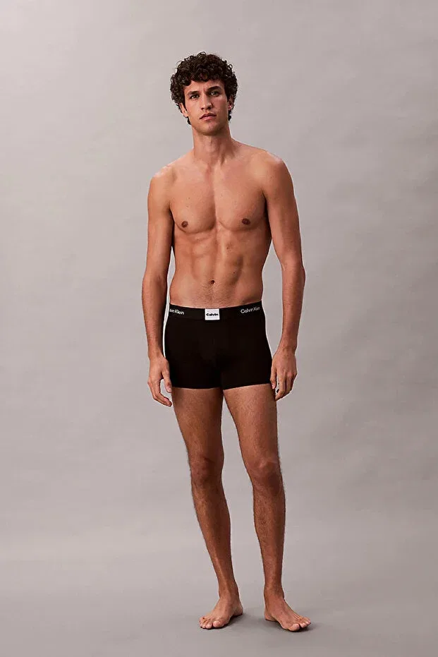 Мужские боксеры хлопковые 3 шт Calvin Klein, Black — фото 2
