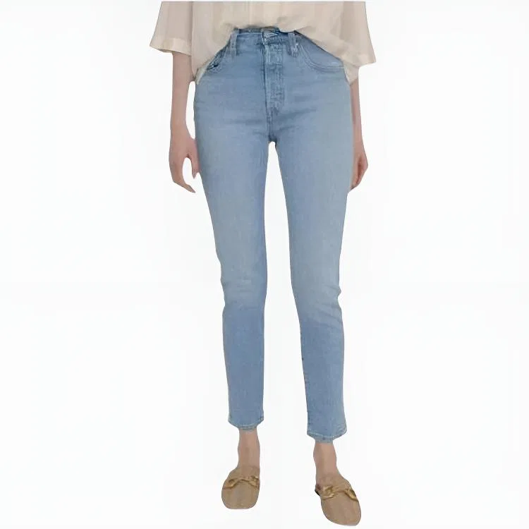 Джинсы slim fit Light Blue Levis — фото 3