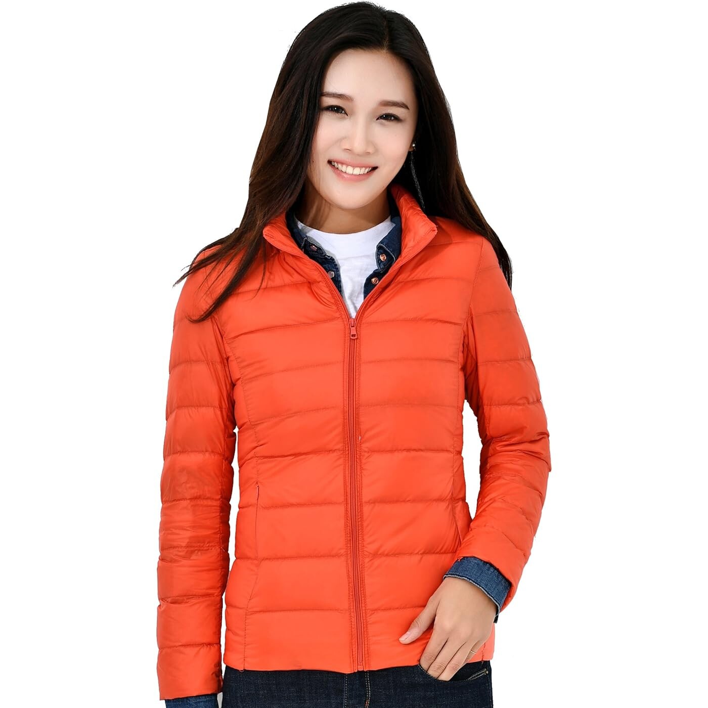 

Пуховик Mangadua Lightweight Packable Stand Collar Duck Down, оранжевый