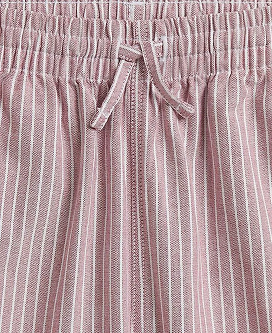 Детские шорты для мальчиков с завышенной талией Polo Ralph Lauren, Burgundy White — фото 3