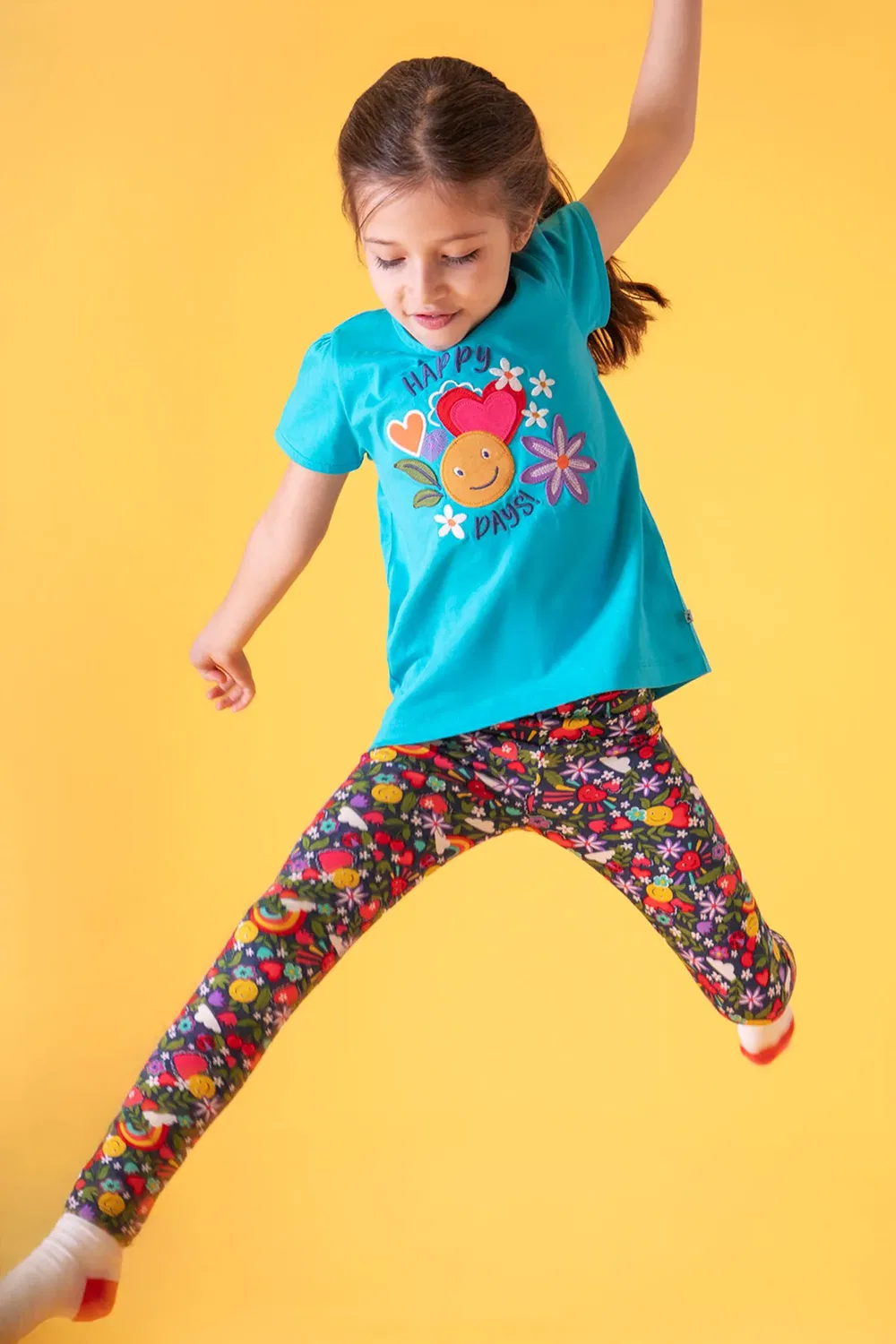Детские леггинсы Leona Frugi, Blue — фото 4