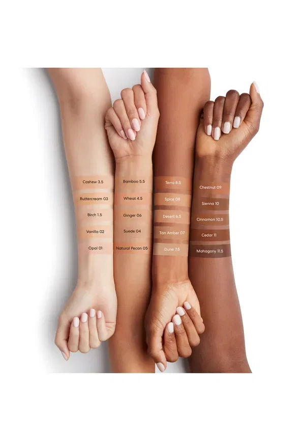 Увлажняющий крем для лица Complexion Rescue Natural Matte Tinted Moisturiser Mineral SPF 30 - тонирующий увлажняющий крем 35 мл Bareminerals, цвет natural pecan 05 — фото 3