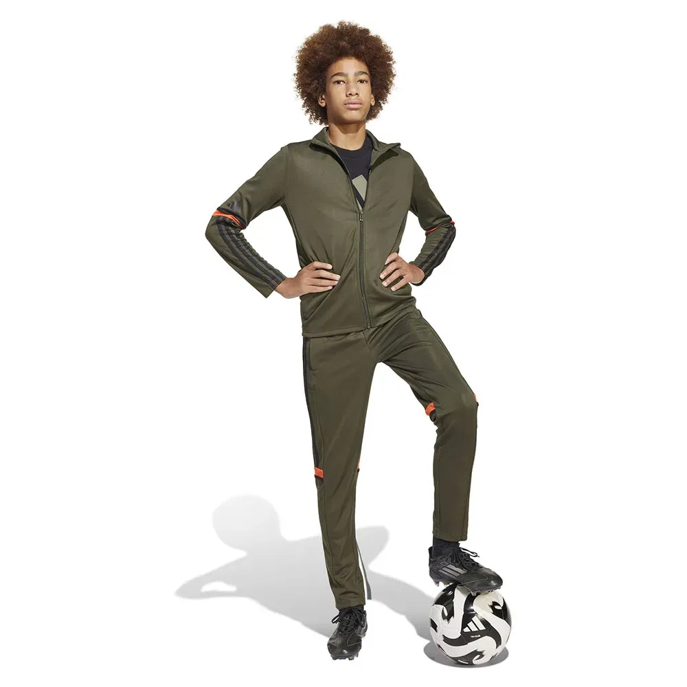 Детские спортивные штаны с технологией AEROREADY Squadra 25 Training Tracksuit Pants Adidas, Green — фото 4