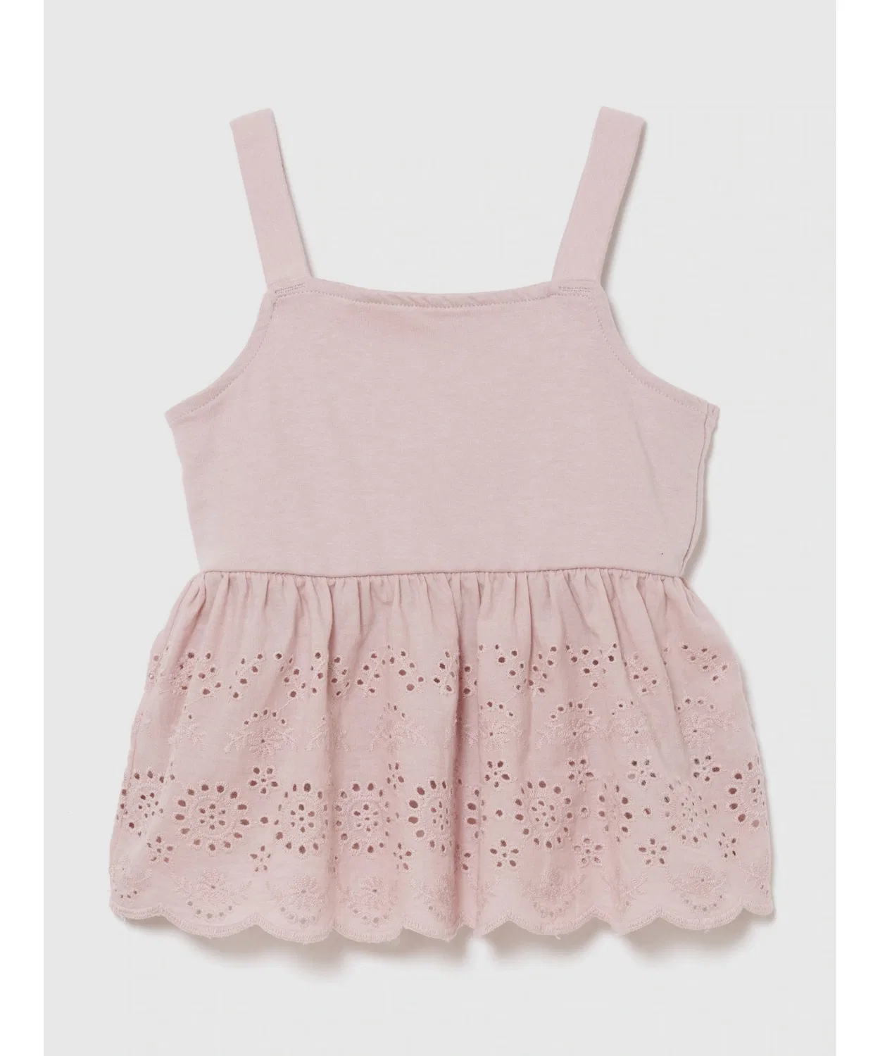Детский топ без рукавов с кружевом GAP, Pink