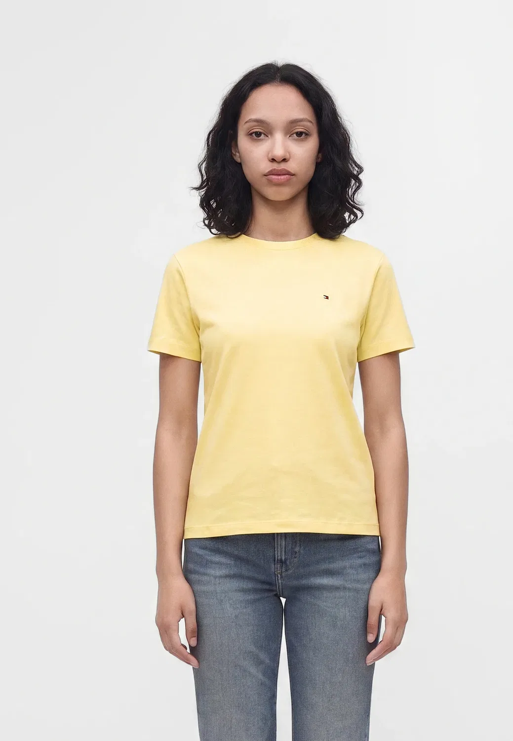 Облегающая футболка Cody - базовая футболка Tommy Hilfiger, Light Yellow