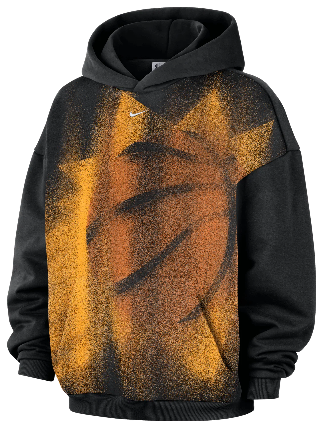 Мужское худи с технологией Therma-FIT Suns Basketball Icon Hoodie Nike, черно-белый — фото 4