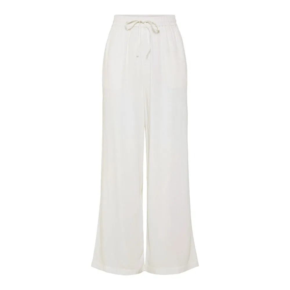 

Брюки с высокой талией Pieces Pia Wide Leg, белый