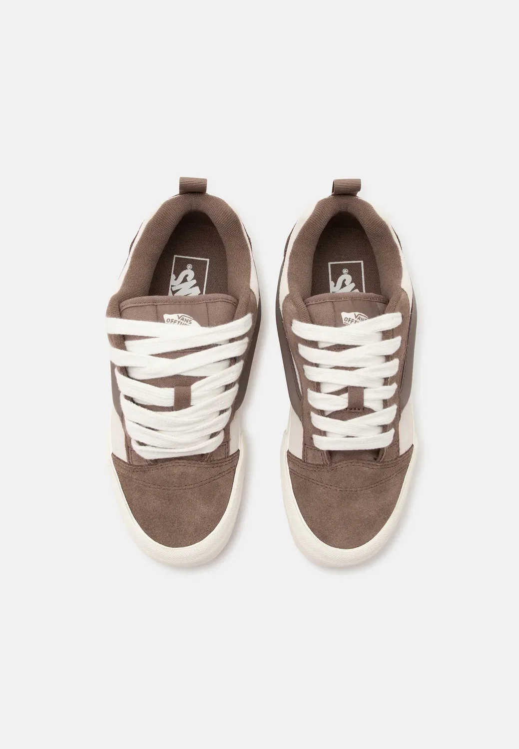 Кроссовки Knu skool унисекс Vans, Walnut/Marshmallow — фото 4