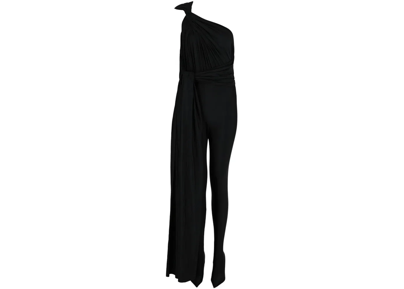 Женский боди с драпировкой Bodysuit Balenciaga, Black