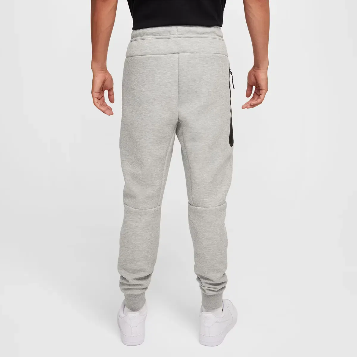 Мужские джоггеры из флиса Nike Tech Fleece, Цвет Gris — фото 2