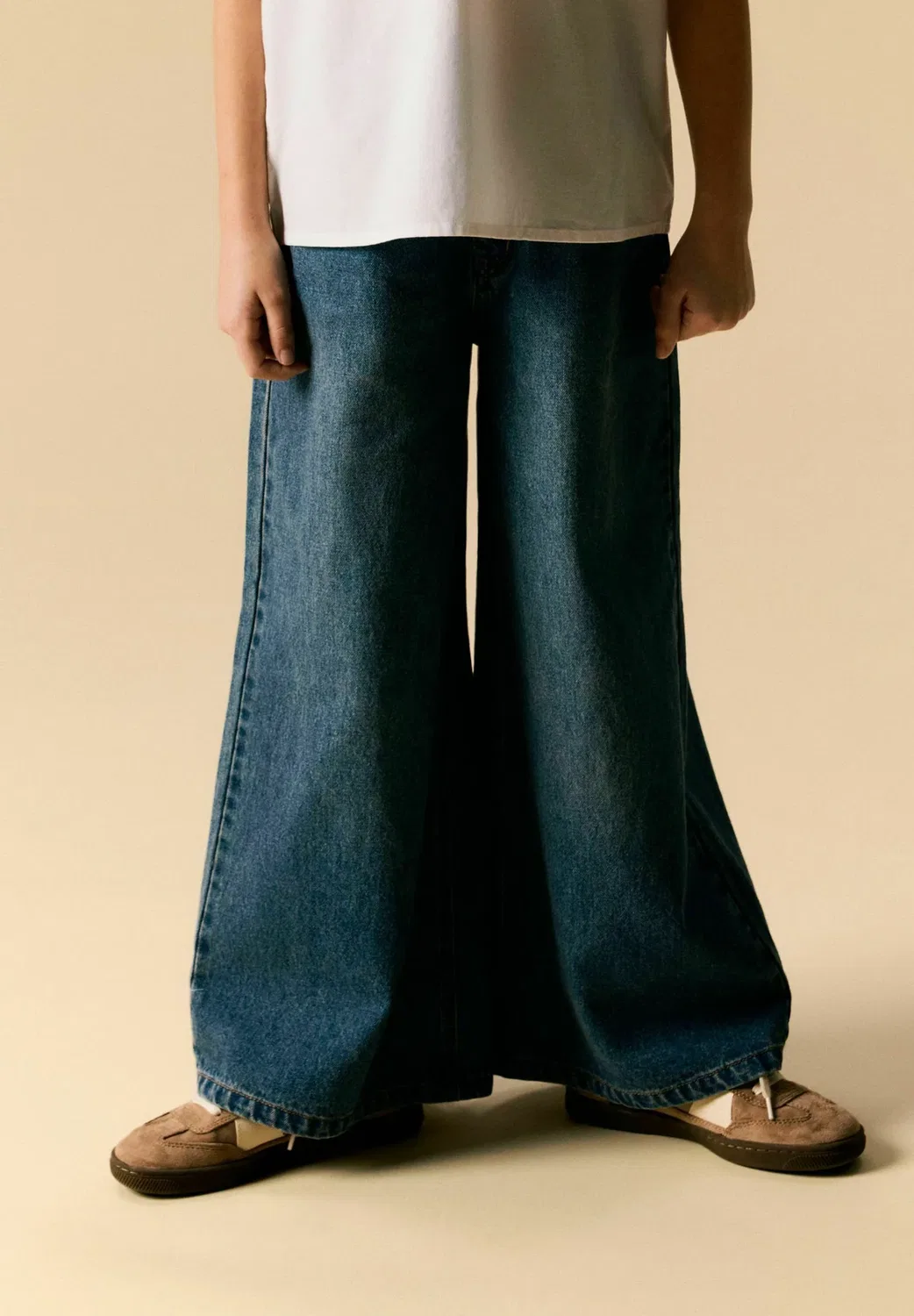 Джинсы-Скейтеры - расклешенные джинсы Name It, Medium Blue Denim