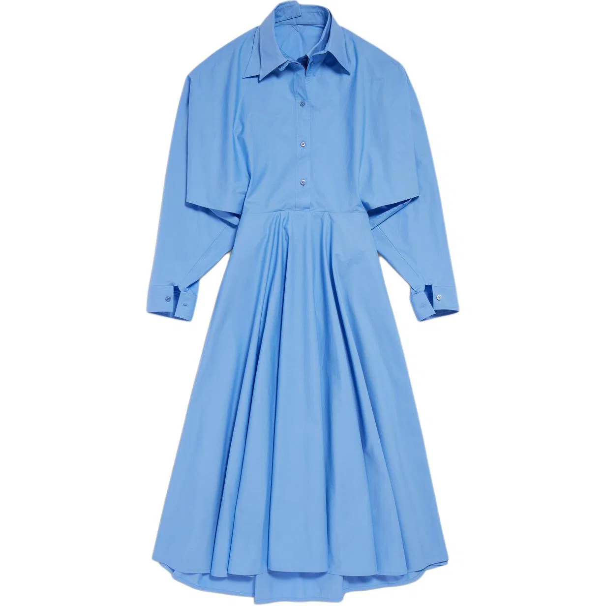 Женское платье с длинным рукавом Balenciaga, Light Blue