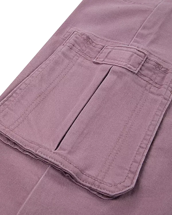 Детские брюки для девочек с широкими штанинами Cargo Pants Levi's, Lilas Levis — фото 4